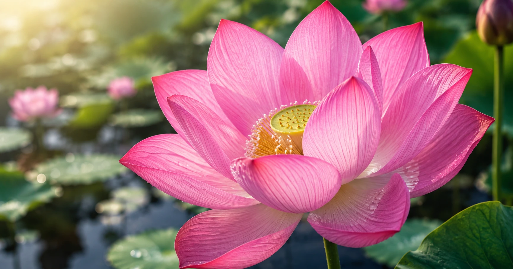 Khám Phá hình ảnh hoa sen: Biểu tượng của sự thuần khiết và hòa bình - image 2 Khám Phá hình ảnh hoa sen: Biểu tượng của sự thuần khiết và hòa bình - image 2