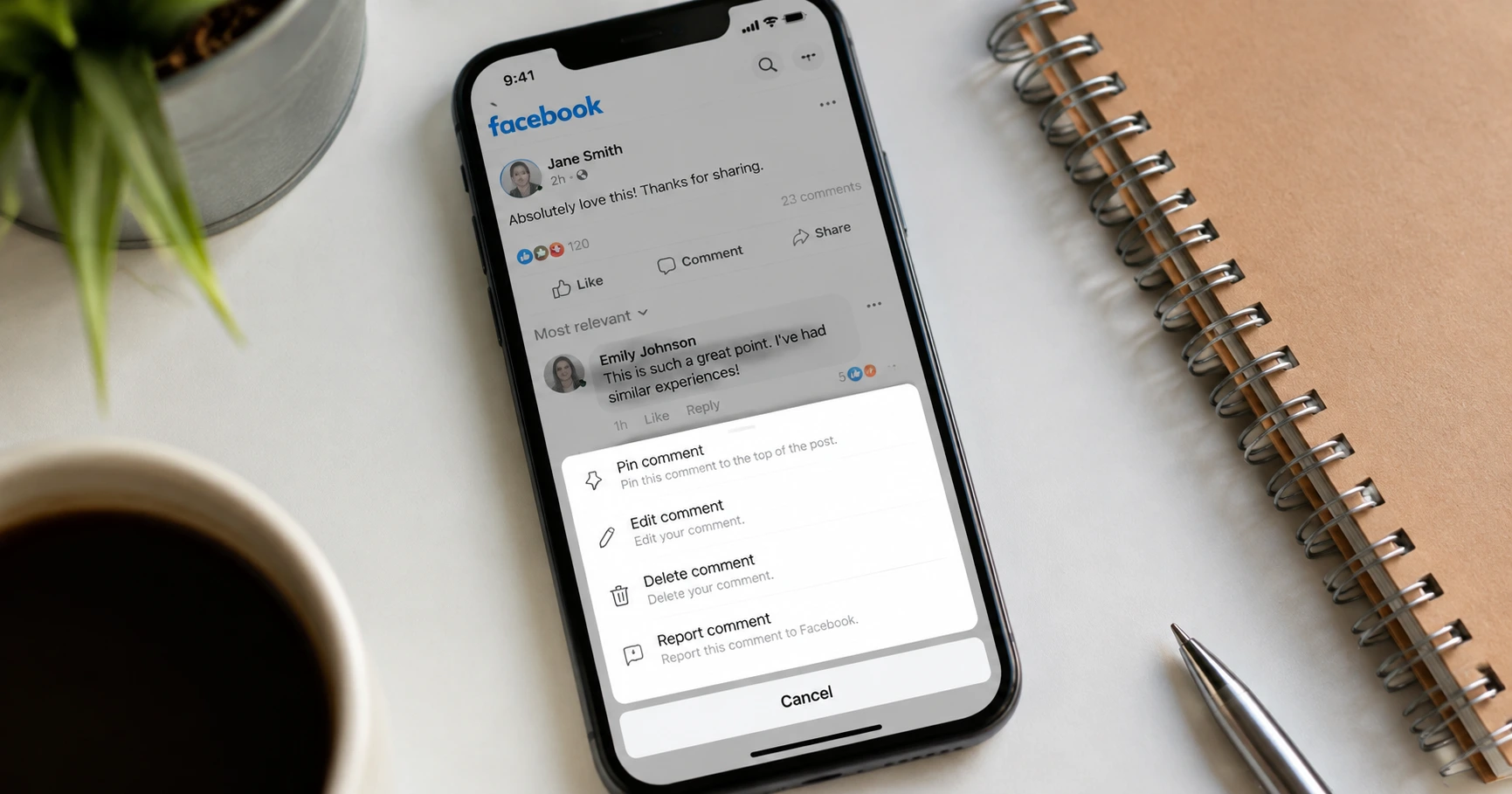 Cách ghim bình luận trên Facebook bằng iPhone: Hướng dẫn chi tiết và dễ thực hiện - image 2 Cách ghim bình luận trên Facebook bằng iPhone: Hướng dẫn chi tiết và dễ thực hiện - image 2